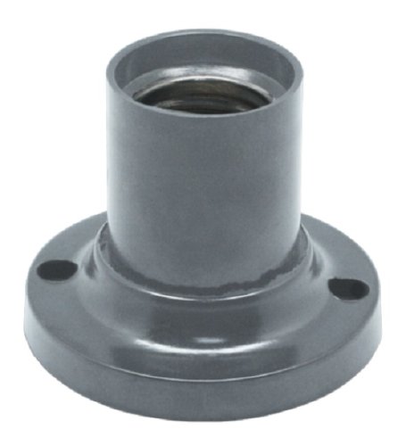 Патрон накладной прямой Ecola Base E27 Серебро фото Патрон накладной прямой Ecola Base E27 Серебро картинка